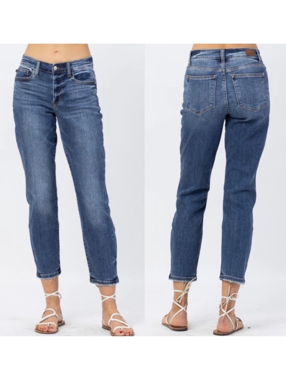 Judy Blue Boyfriend Fit Jeans Size 16W Style # JB82277MD-PL